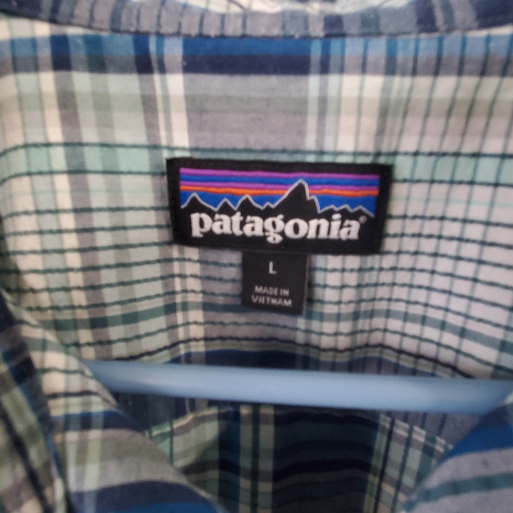 Patagonia worn wear shirt sz Men's L - Picture 2 of 2